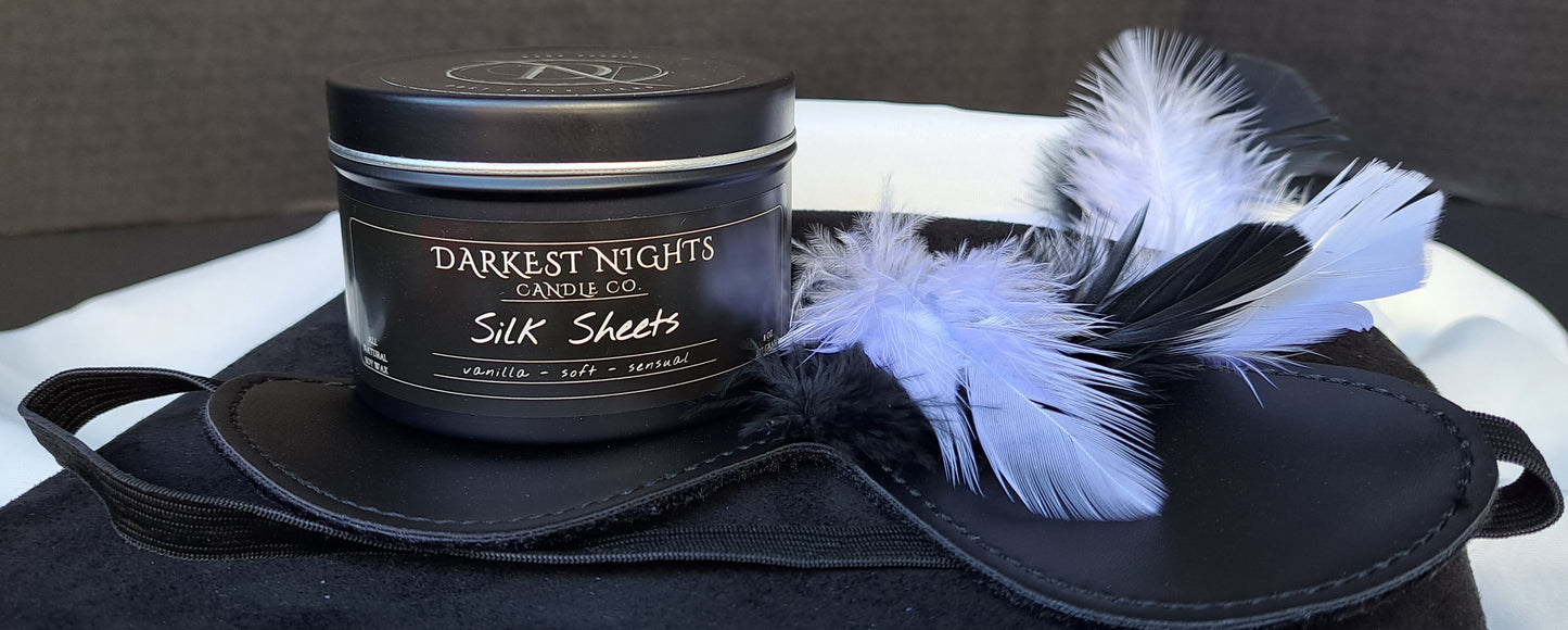 Silk Sheets - Vanilla scented natural soy candle