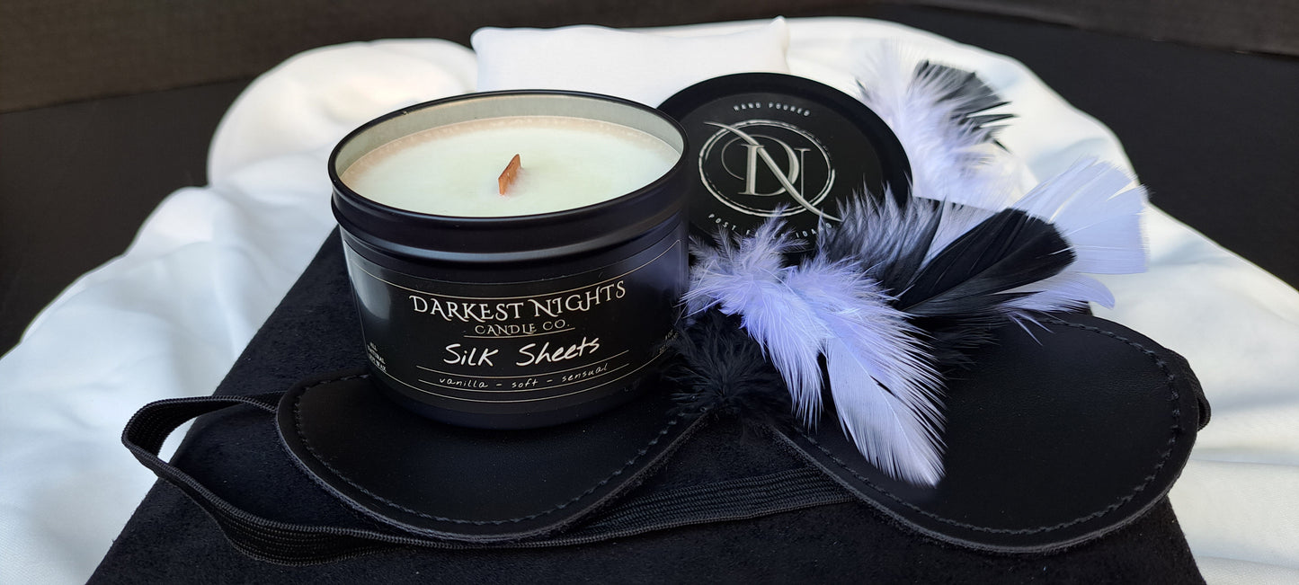 Silk Sheets - Vanilla scented natural soy candle