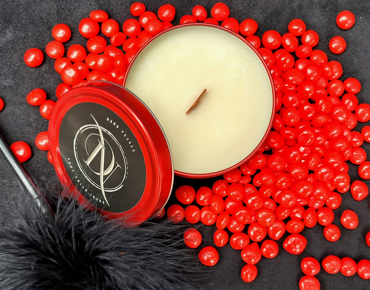 Lust - cinnamon scented natural soy candle